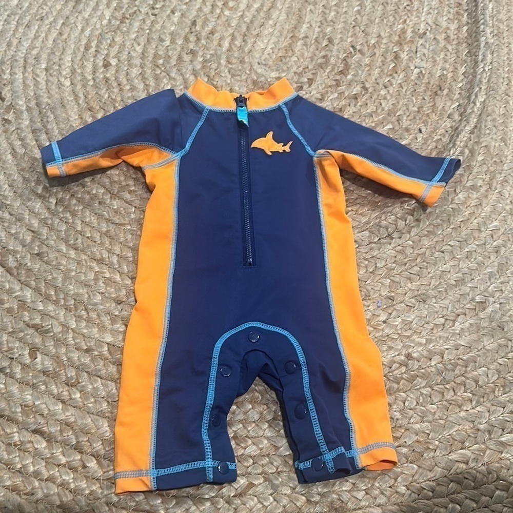 One step ahead Sun Smarties boys rashguard 12m navy orange